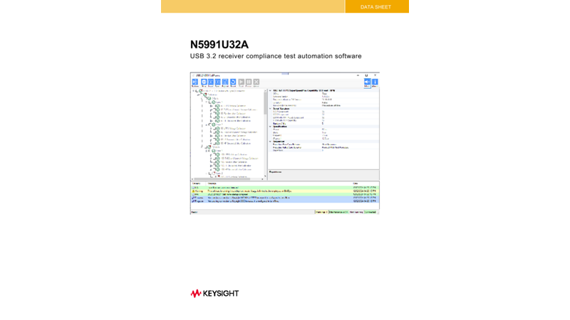 N5991 USB 3.2 Receiver Compliance Test Automation Software